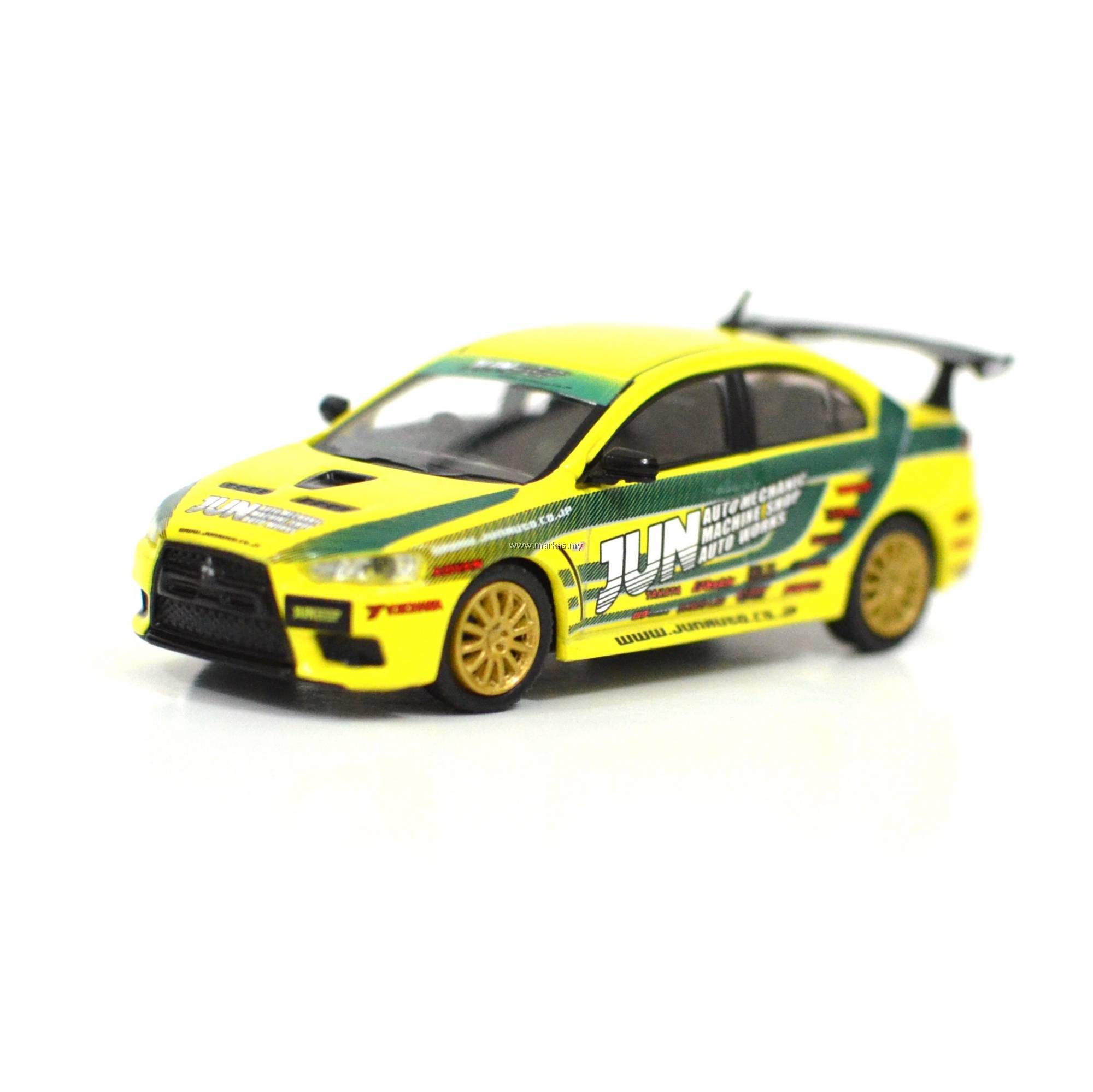 TARMAC WORKS MITSUBISHI LANCER EVO X TOURING CAR TUNED BY JUN
