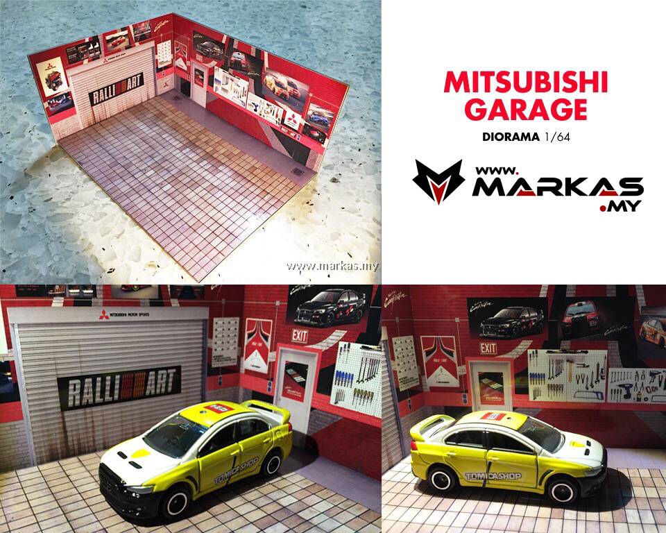 DIORAMA 1/64 - MITSUBISHI GARAGE