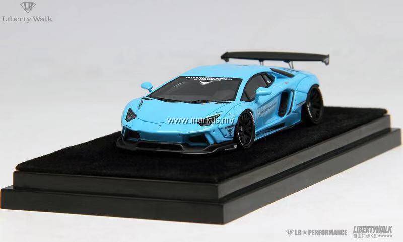 LB PERFORMANCE 1/64 LB LAMBORGHINI LP700 BABY BLUE
