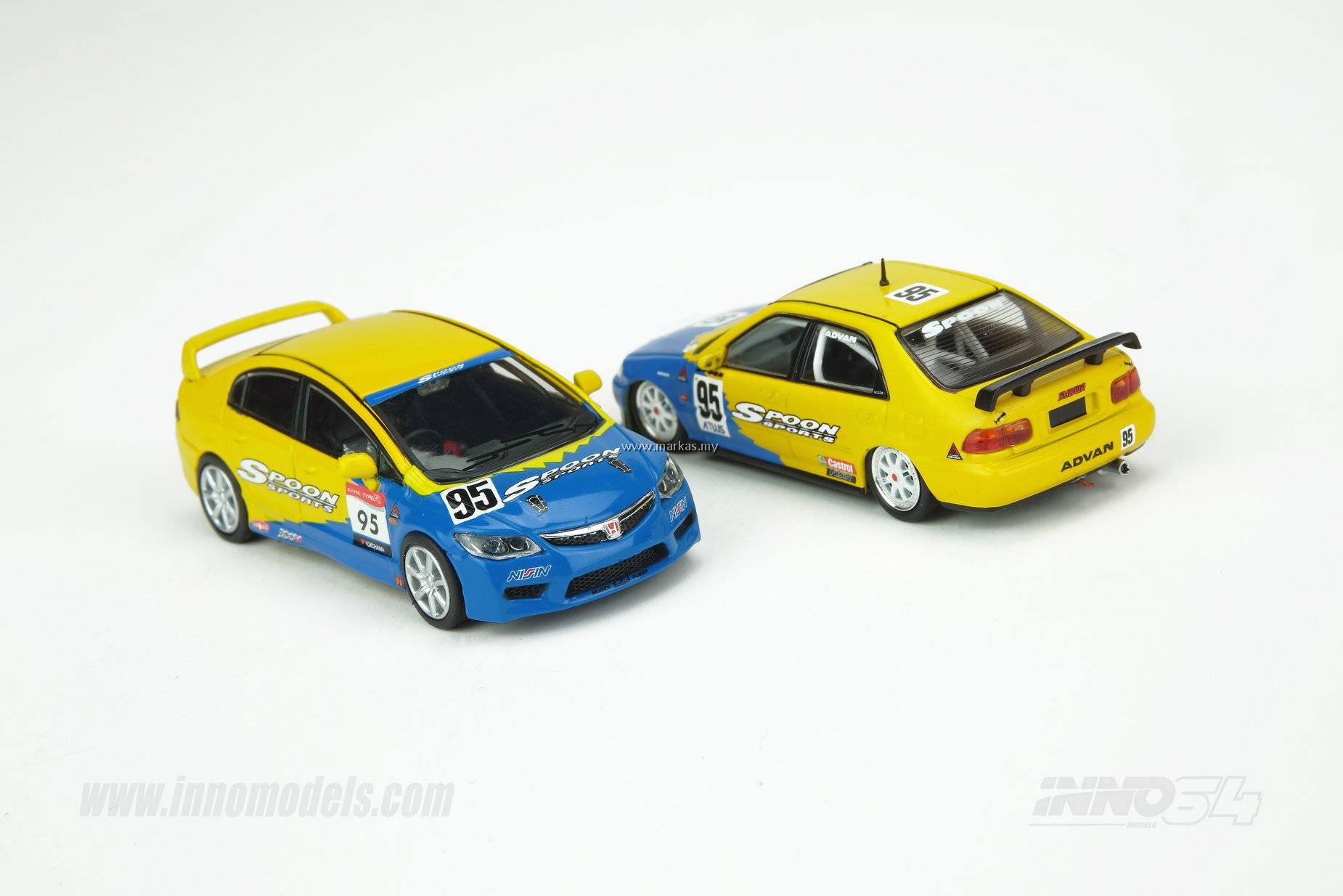 INNO-MODELS INNO64 1/64 HONDA CIVIC TYPE R FD2 SPOON SPORTS