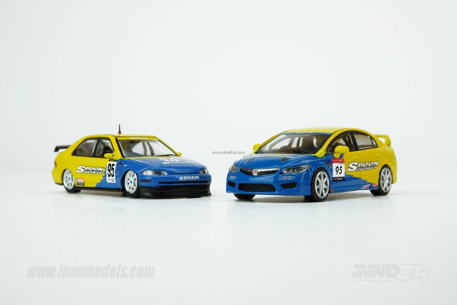 INNO-MODELS INNO64 1/64 HONDA CIVIC TYPE R FD2 SPOON SPORTS