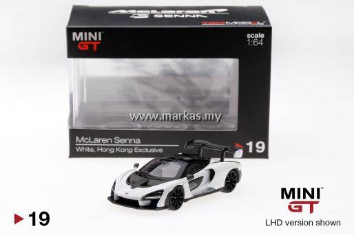 MINI GT McLaren Senna ホワイト 香港限定 MINI GT #19 McLaren Senna White Hong Kong Exclusive – J Toys