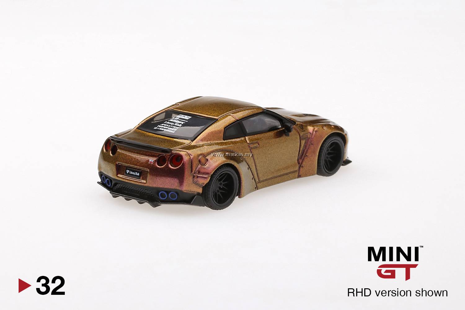 MINI GT 1/64 #32 HK TOYEAST EXCLUSIVE LB☆WORKS NISSAN GT-R R35 TYPE