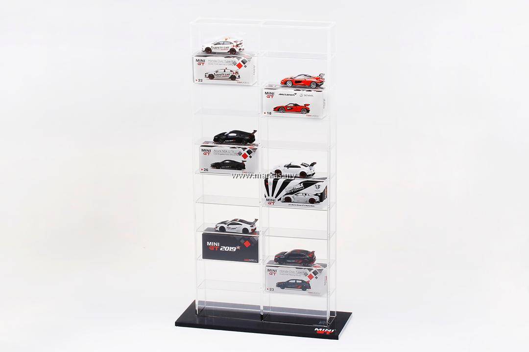 (PO) DIECAST ACCESSORIES 1/64 ACRYLIC DISPLAY CASE (20 DIECAST CARS)