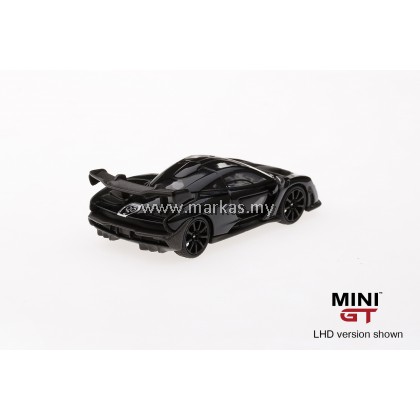 MINI GT 1/64 #20 MCLAREN SENNA ONYX BLACK (RHD) 