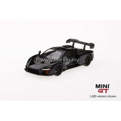 MINI GT 1/64 #20 MCLAREN SENNA ONYX BLACK (RHD) 