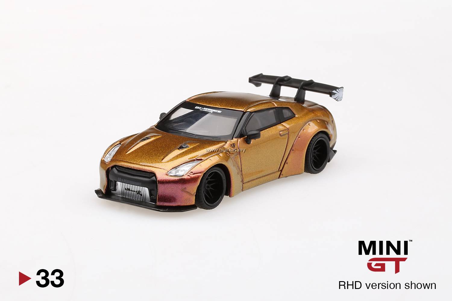 MINI GT 1/64 #33 HK TOYEAST EXCLUSIVE LB☆WORKS NISSAN GT-R
