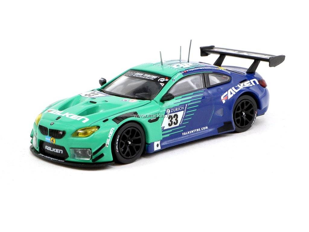 TARMAC WORKS 1/64 BMW M6 GT3 24H NURBURGRING 2017 #33
