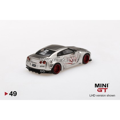 【2025年新作】 MINI GT WING REAR 1 TYPE R35 GT-R NISSAN WORKS LB #49 1/64 乗用車