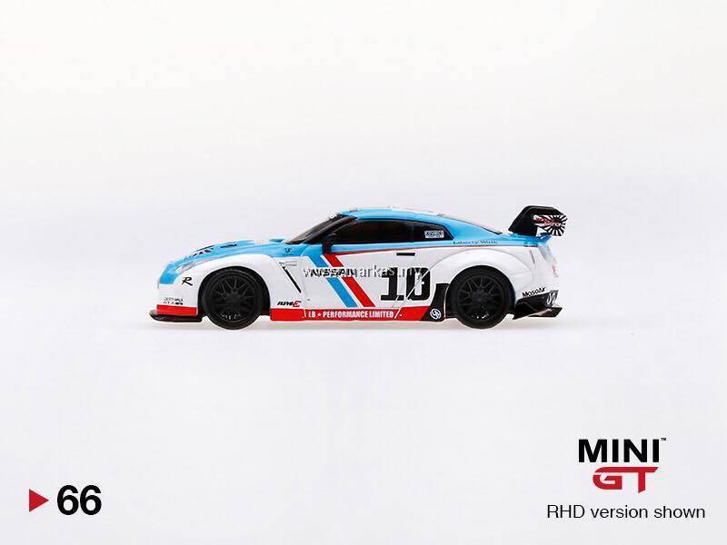 MINI GT 1/64 #66 MALAYSIA EXCLUSIVE LB☆WORKS NISSAN GT-R