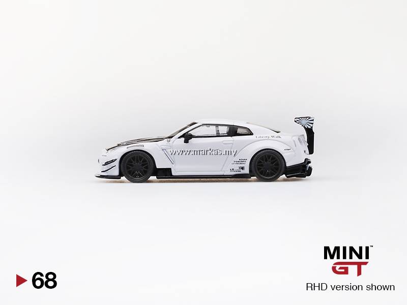 MINI GT 1/64 #68 LB WORKS NISSAN GT-R R35 TYPE 2 REAR WING VERS