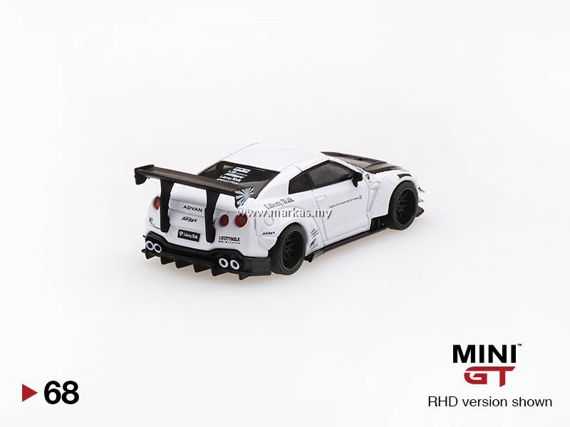 MINIGT LB★ Works Nissan GT-R White MINIGT.com – Welcome to the World of 1:64!