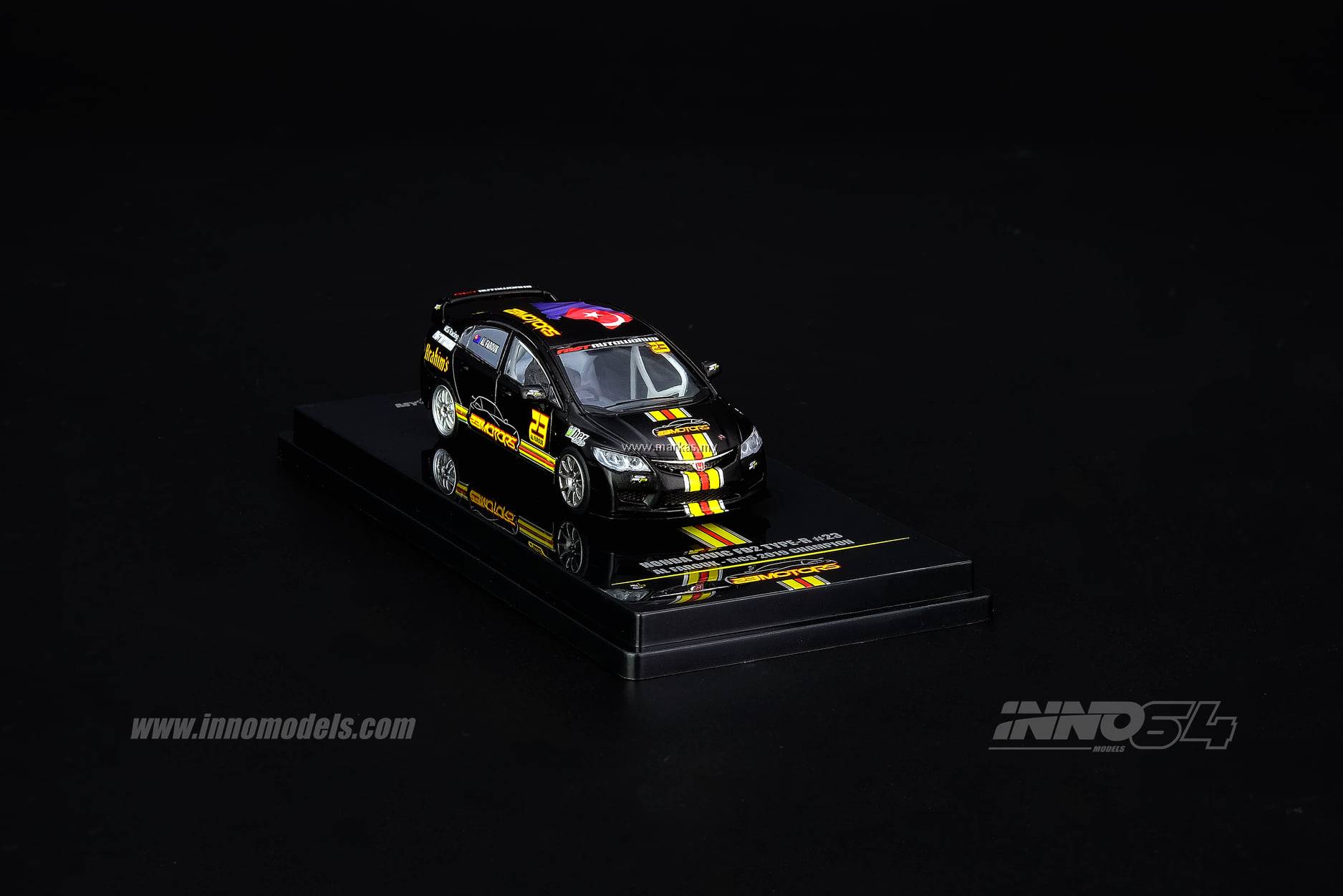 INNO MODELS INNO64 1/64 CIVIC FD2 TYPE-R MALAYSIA ...