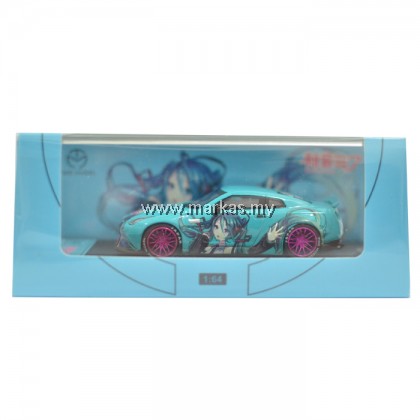 TIME MODEL 1/64 LB☆WORKS NISSAN GT-R R35 HATSUNE MIKU DUCKTAIL