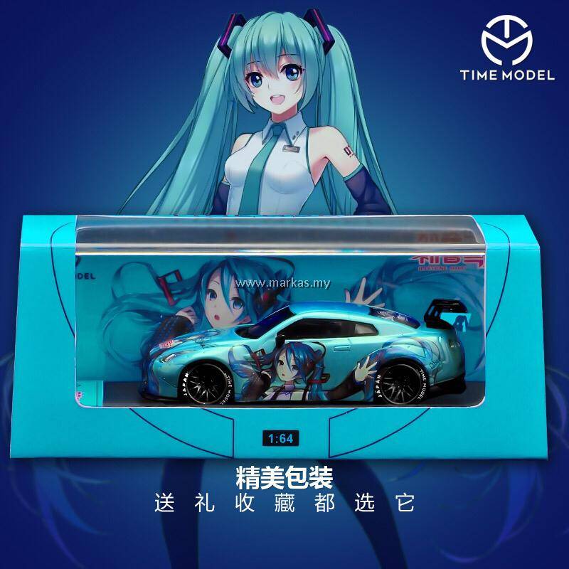 TIME MODEL 1/64 LB☆WORKS NISSAN GT-R R35 HATSUNE MIKU GT WING