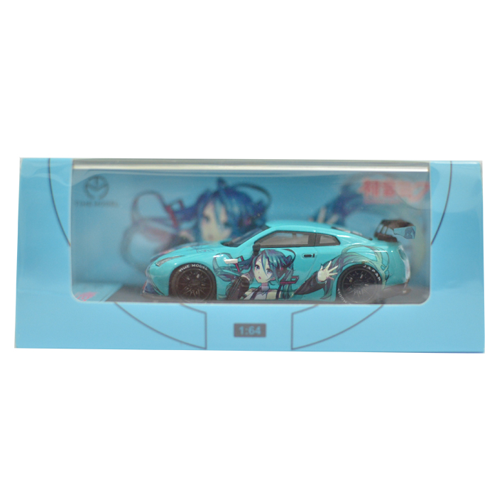 TIME MODEL 1/64 LB☆WORKS NISSAN GT-R R35 HATSUNE MIKU GT WING