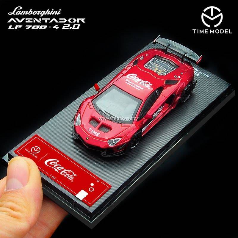 TIME MODEL 1/64 LAMBORGHINI AVENTADOR V2.0 COCA-COLA