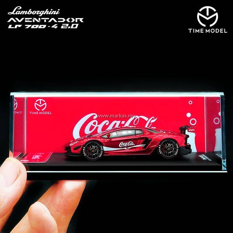 TIME MODEL 1/64 LAMBORGHINI AVENTADOR V2.0 COCA-COLA