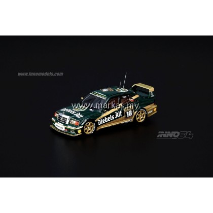 INNO MODELS INNO64 1/64 MERCEDES BENZ AMG 190E 2.5-16 EVO II #18 ZAKSPEED DIEBELS ALT DTM 1992