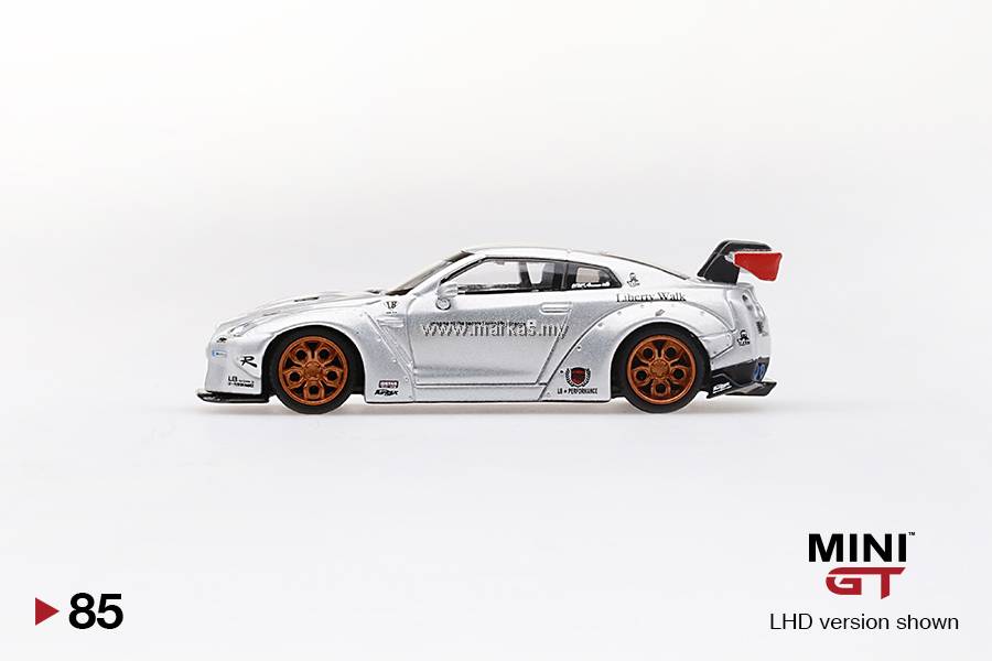 MINI GT 1/64 #85 TAIWAN EXCLUSIVE LB WORKS NISSAN GT-R R35 TYPE 1 REAR