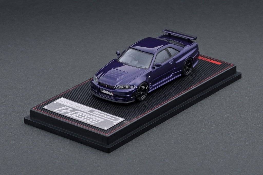 IGNITION MODEL 1/64 NISMO R34 GT-R Z TUNE PURPLE METALLIC
