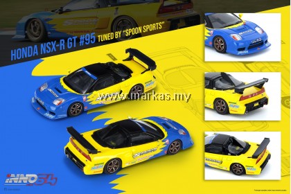 INNO MODELS INNO64 1/64 HONDA NSX-R GT #95 TUNED BY SPOON ...