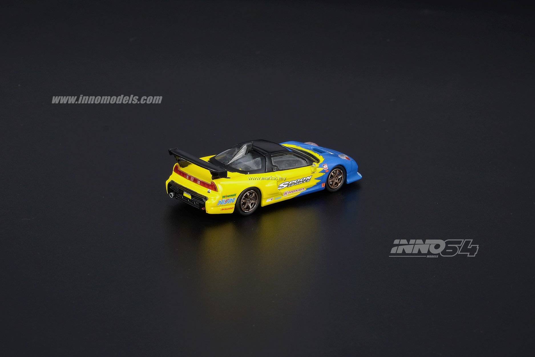 INNO MODELS INNO64 1/64 HONDA NSX-R GT #95 TUNED BY SPOON SPORTS