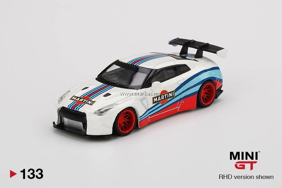 MINI GT 1/64 #133 LB WORKS NISSAN GT-R R35 TYPE 1 REAR WING VER
