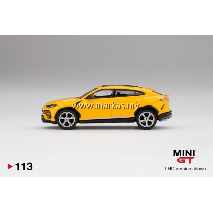 ミニカー MINI GT Lamborghini Urus Giallo Auge MINI GT #113 Lamborghini Urus Giallo Auge RHD – J Toys Hobby