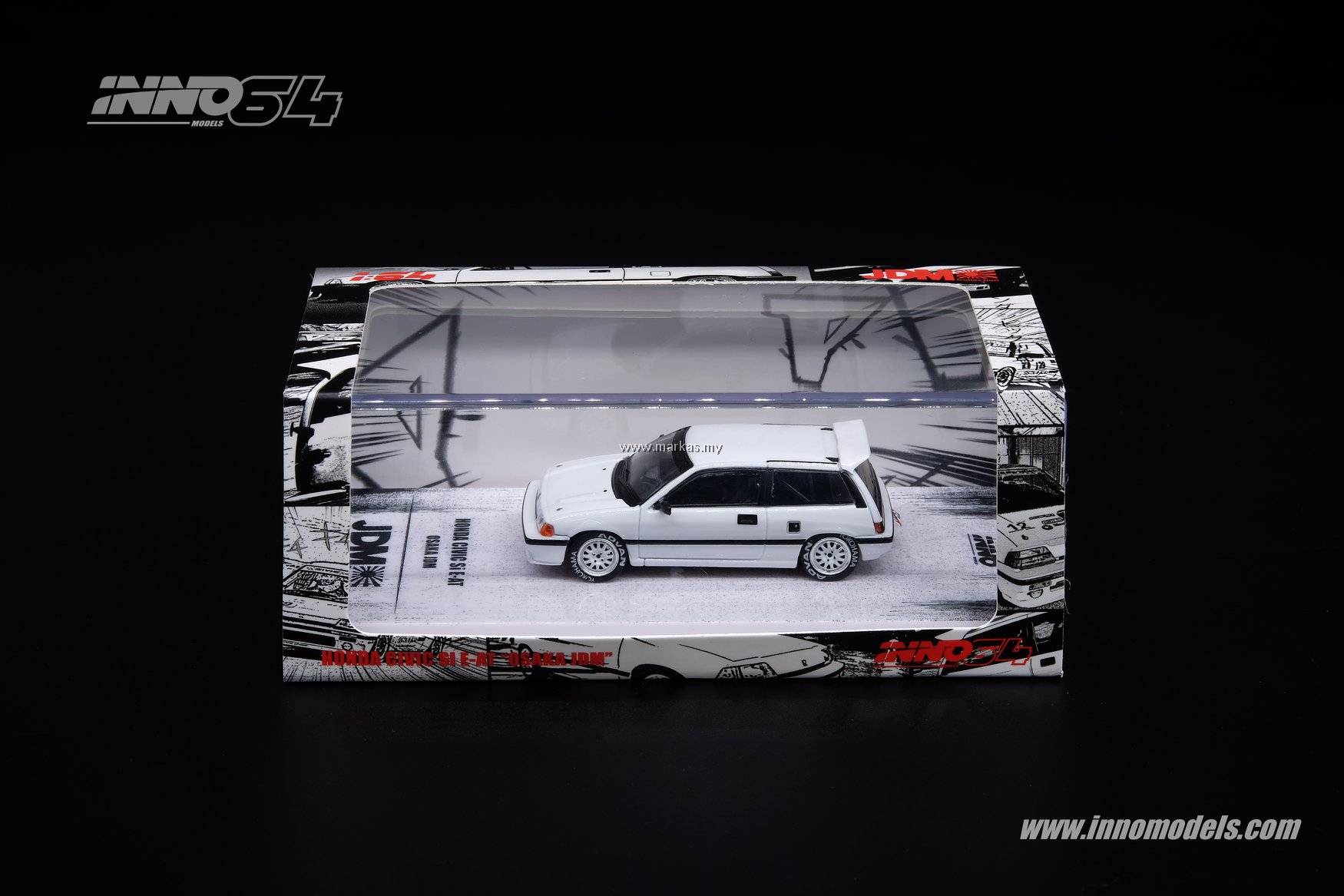 INNO MODELS INNO64 1/64 HONDA CIVIC SI E-AT OSAKA JDM