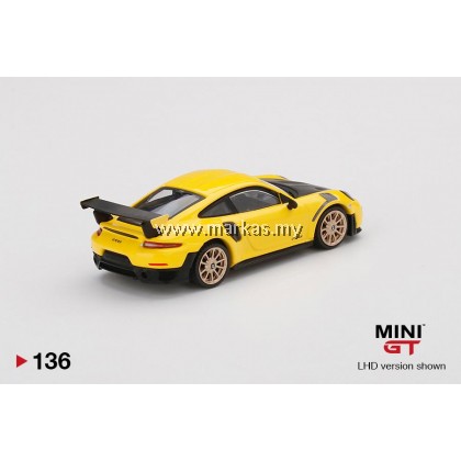 ミニカー MINI GT Porsche 911 GT2 RS Racing Yellow MINI GT 252 chase (opened) Porsche 911 Carrera 4S Racing