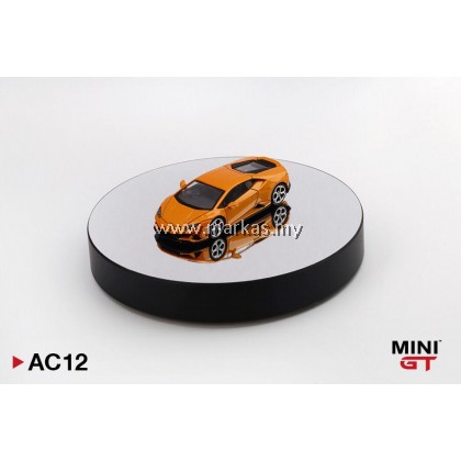 PO) MINI GT 1/64 AC12 DISPLAY TURNTABLE BLACK