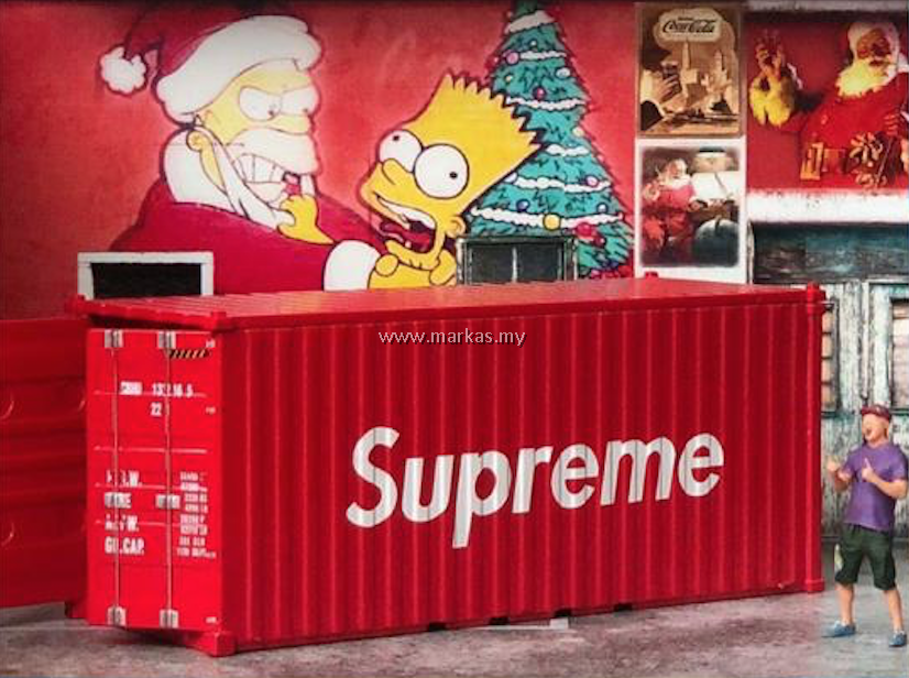 DIECAST ACCESSORIES 1/64 METAL SUPREME CONTAINER STANDARD CLEAN DESIGN