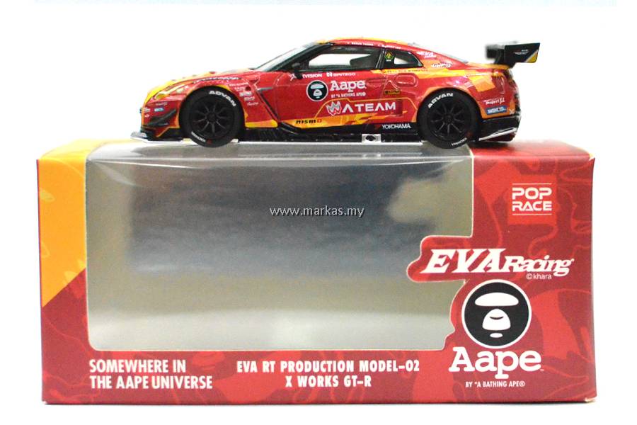 POP RACE MINI GT AAPE EVA 日産 GT-R R35 Genesis Company POP