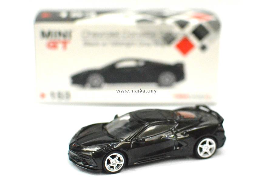 MINI GT 1/64 #153 CHEVROLET CORVETTE STINGRAY 2020 BLACK