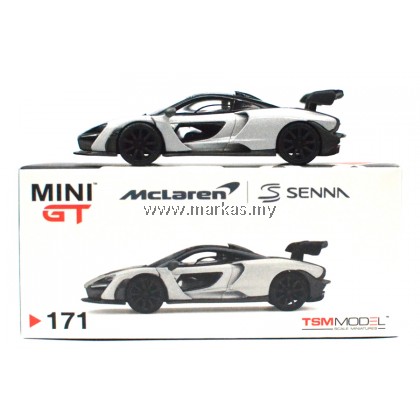 MINI GT 1/64 #171 MCLAREN SENNA SILVER