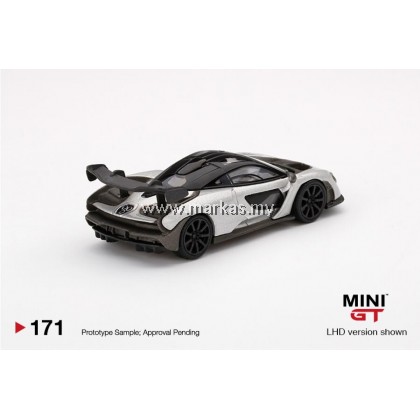 MINI GT 1/64 #171 MCLAREN SENNA SILVER