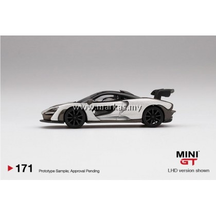 MINI GT McLaren Senna 171 2個セット MINI GT 171 LHD McLaren Senna Silver mijo USA Exclusive TSM