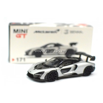 MINI GT 1/64 #171 MCLAREN SENNA SILVER