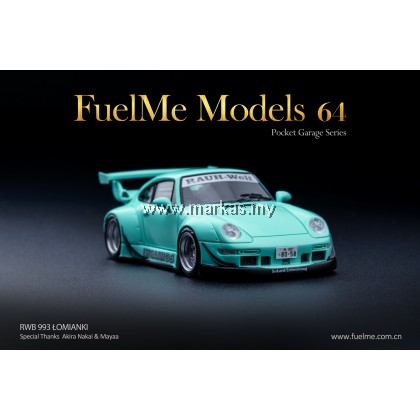 FUELME 1/64 RAUH-WELT BEGRIFF RWB 993 łOMIANKI MINT GREEN (VOL.13)