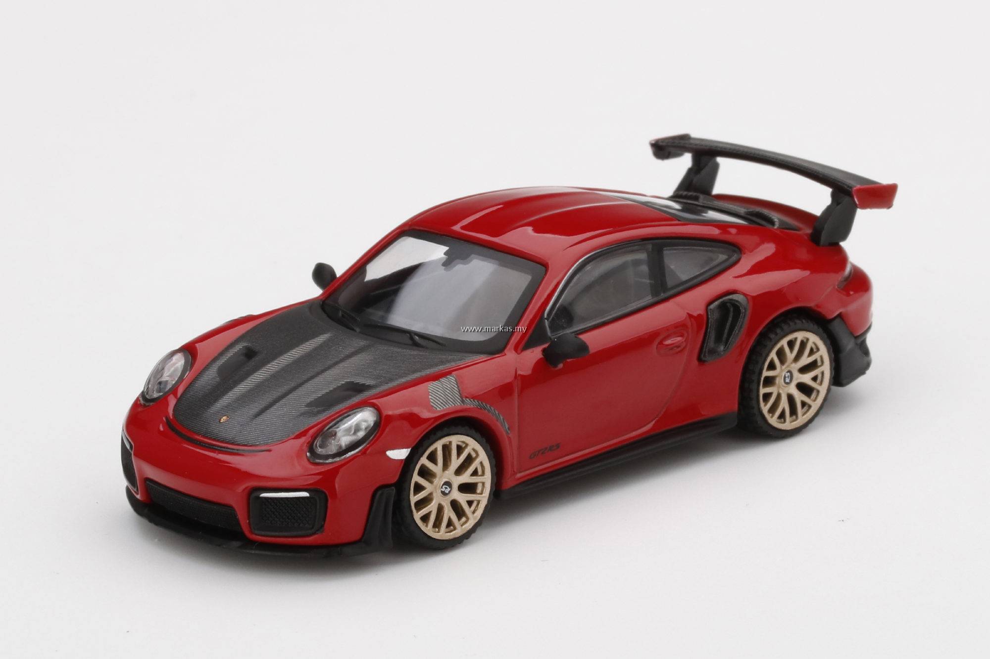 MINI GT 1/64 #160 PORSCHE 911 (991) GT2 RS GUARDS RED LHD TAIWAN