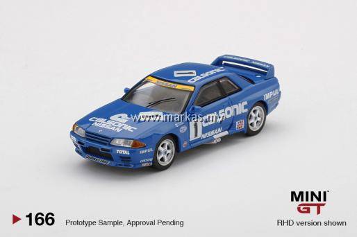 MINI GT 1/64 #166 NISSAN SKYLINE GT-R (R32) GR. A #1