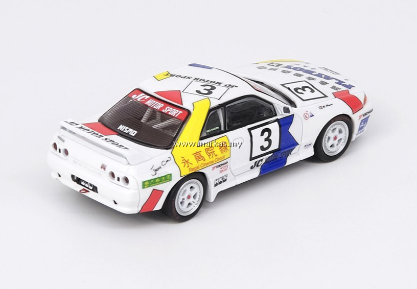 INNO MODELS INNO64 1/64 NISSAN SKYLINE GT-R R32 #3 TEAM HKS MACAU GRAND ...