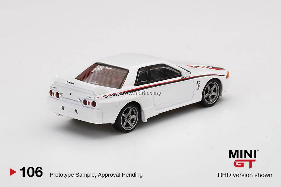 ミニカー HOTWHEELS SKYLINE R32 NISMO S-TUNE GT-R Mini GT Nissan Skyline GT-R (R32) Nismo S-Tune Dark Blue RHD