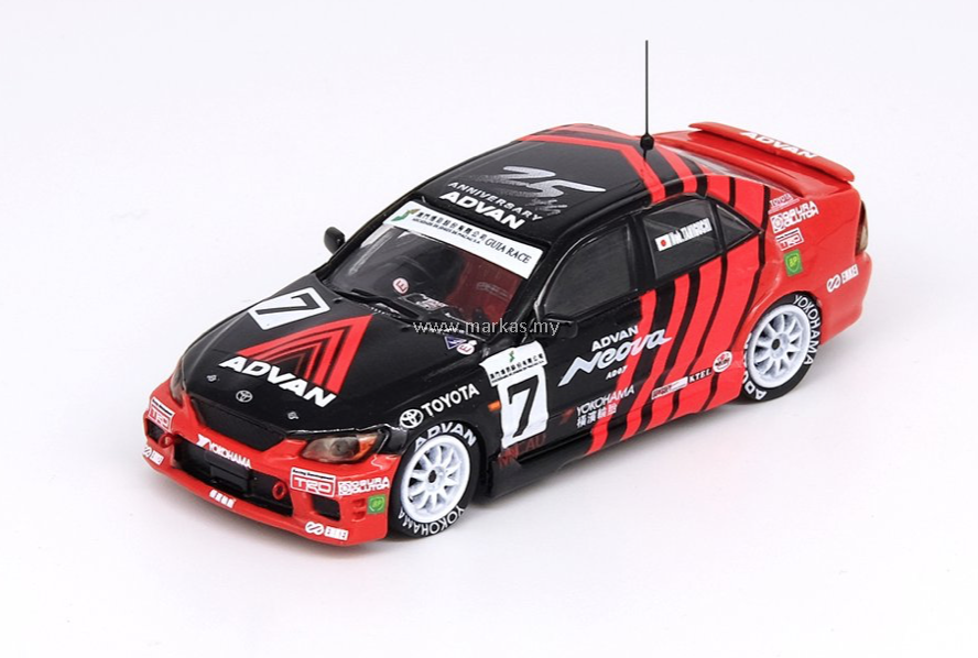 INNO MODELS INNO64 1/64 TOYOTA ALTEZZA RS200 #7 TEAM ADVAN ...
