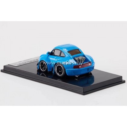 YOU&CAR X FURUYA 1/64 RWB 993 Q BABY BLUE WITH 1/64 Q VERSION OF