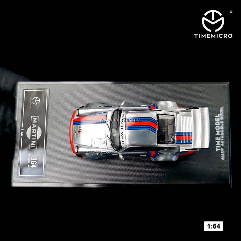 TIME MICRO 1/64 RWB 964 MARTINI SILVER HIGH WING