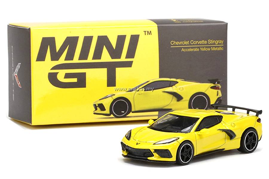 ミニカー MINI GT Chevrolet Corvette Stingray 195 MINI GT #195 Chevrolet Corvette Stingray Accelerate Yellow