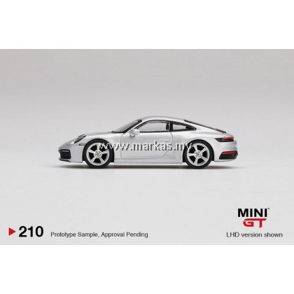 ミニカー MINI GT Porsche 911 Carrera 4S GT Silver MINI GT 1:64 Porsche 911 (992) Carrera 4S GT Silver Model