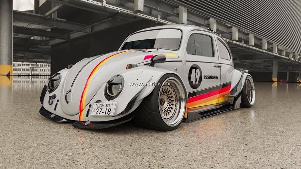 MCE X ROBERT DESIGN 1/64 RWB BEETLE LABEL SERIES LB_640008E
